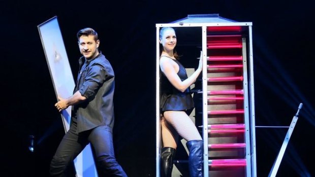 Australian magician Sam Power delivered a new spin on classic illusions.