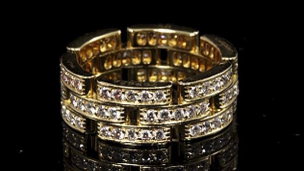 Fagin would drool: An example of the jewellery auctioned by First State, a Cartier ring.