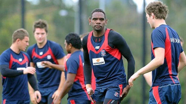 Melbourne players had a lot to chew over at yesterday's training session.