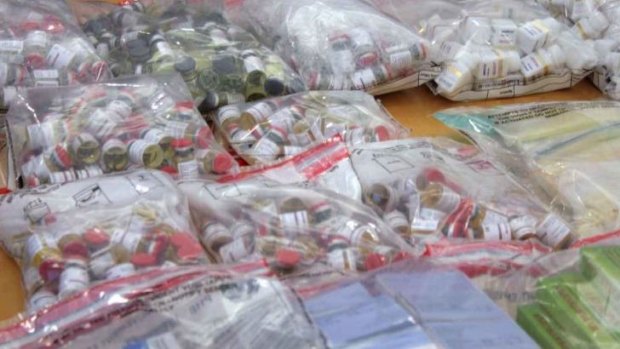 Vials of steroids and growth hormone seized in WA's South West. 