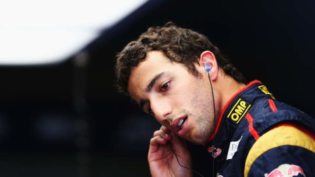 Daniel Ricciardo has a moment of reflection at Monza on Friday.