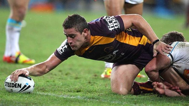 Danger zone ... the Cowboys have conceded 14.5 per cent of tries from dummy half. They'll have to watch Brisbane's Andrew McCullough, pictured, at hooker.