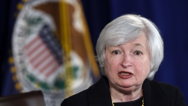 US Federal Reserve Chairman Janet Yellen.