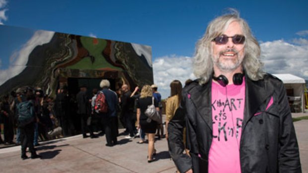 Subversive ... David Walsh outside his $150 million Museum of Old and New Art.