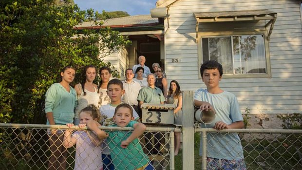 Letters of offer: Three generations of the Koutsoullis family and the Mortdale house many call home.