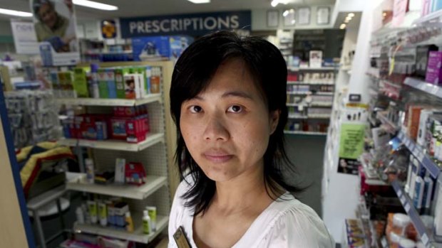 Robbed ... pharmacist Juliana Ting.