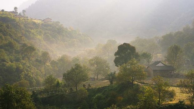 The Qinling Mountains, Shaanxi Province.