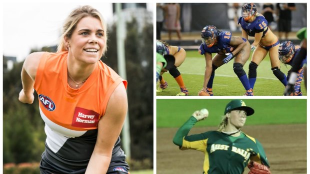 GWS Giants recruit Jacinda Barclay is a triple threat in the sporting world.