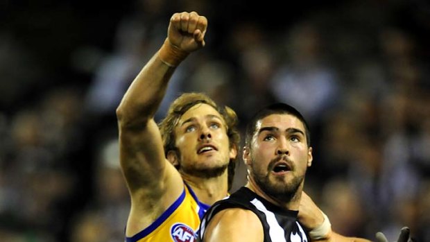 Collingwood and the Eagles clash in the match of the round on Sunday.