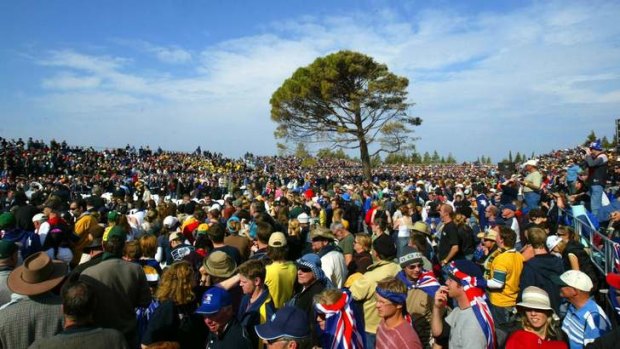 The Anzac service at Gallipoli draws bigger and bigger crowds.