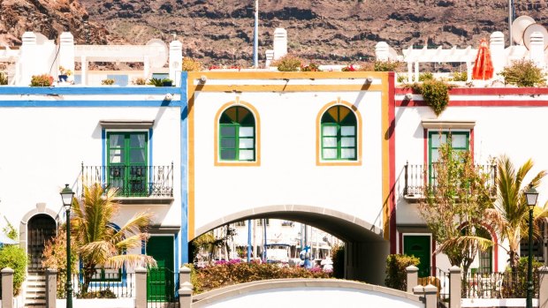 Houses in Gran Canaria, Canary Islands.