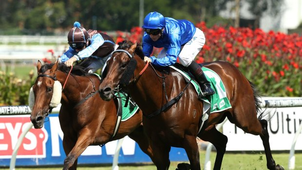 Contentious victory: James McDonald on Sarajevo at Rosehill Gardens.
