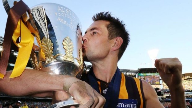 Luke Hodge wasn't the only one celebrating Hawthorn's epic AFL grand final win.