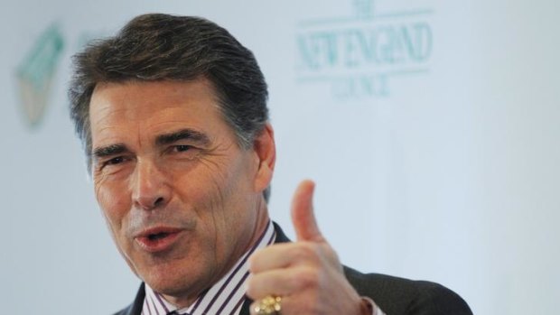 Republican presidential candidate Texas Governor Rick Perry.