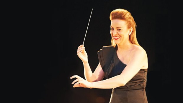 Perth Symphony Orchestra conductor, Jessica Gethin.