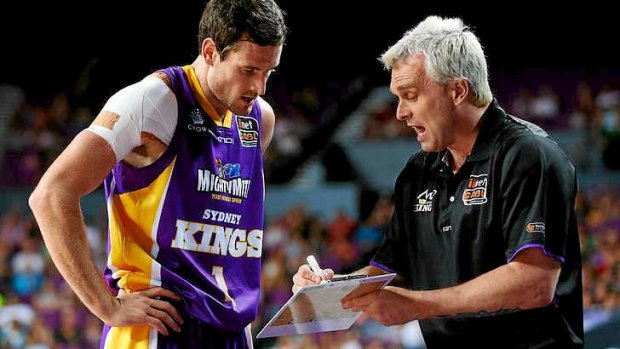Title hopes: Sydney Kings coach Shane Heal speaks with Ben Madgen.