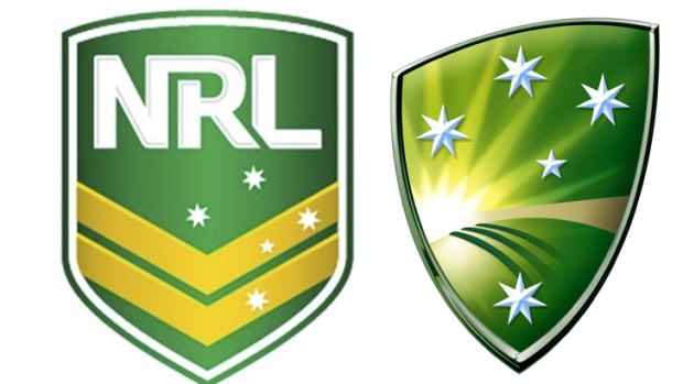 New NRL logo, left.