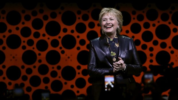 Former US Secretary of State Hillary Clinton delivers a keynote address during the 28th Annual Professional Business Women of California conference on March 28, 2017 in San Francisco, California. 