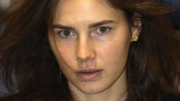 Amanda Knox at court in Italy in 2011.