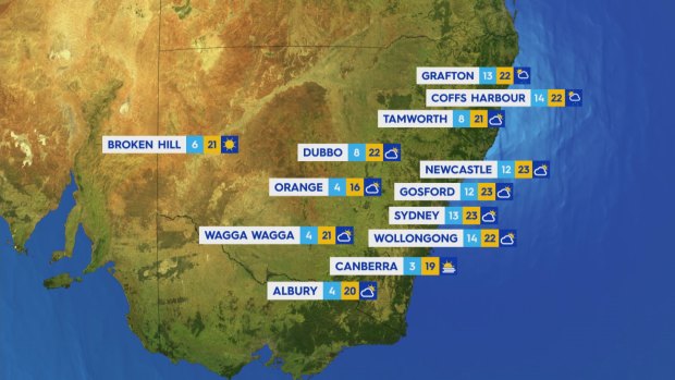 National weather forecast for Friday April 17