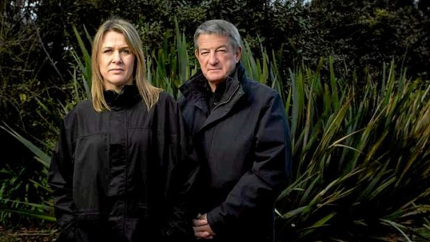 Ventnor landowner Carley Nicholls with her husband James Hopkins.