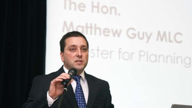 Minister for Planning Matthew Guy.