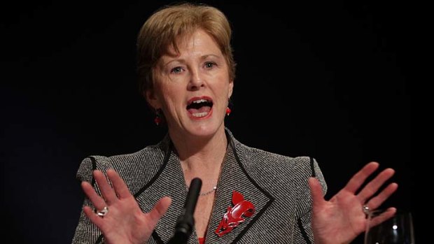 Behind the push for independent modelling ... Greens Leader Christine Milne.