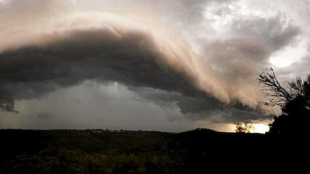 A line of storms moves into Sydney this week.