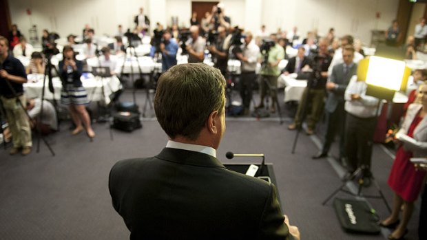 Queensland Treasurer Tim Nicholls outlines the 2012-13 state budget.