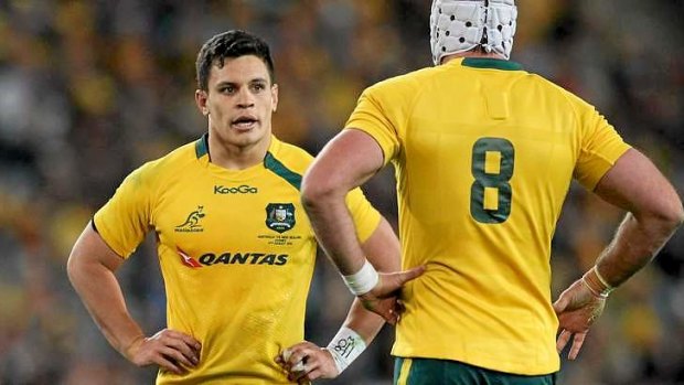 Centre stage: Matt Toomua has replaced Christian Lealiifano at No.12 for the Wallabies.