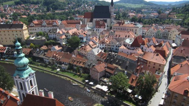 The main square in Znojmo.