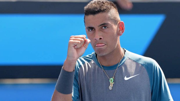 "There’s a lot of excitement there but there’s nerves as well": Australia's rising star Nick Kyrgios.