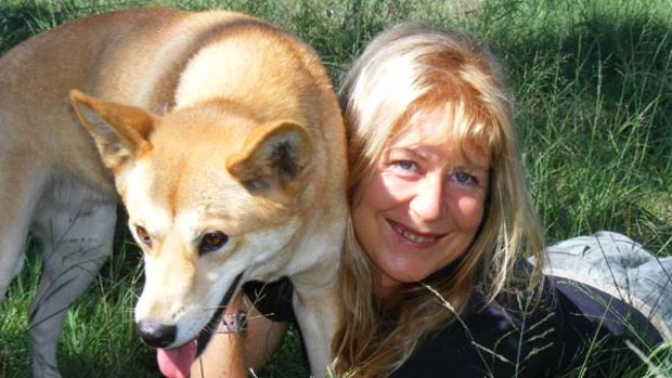Fined $40,000 and given a nine-month jail term, suspended for three years ... Jennifer Parkhurst with a dingo at a sanctuary.