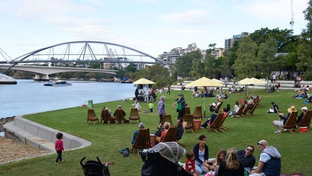 Take time out from the hustle and bustle of the festive season on the riverfront lawn amphitheatre at these free laidback 
