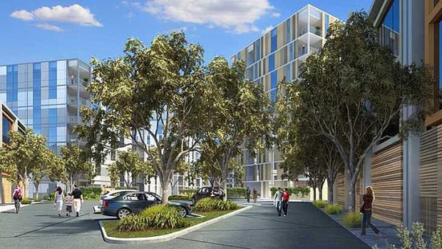 Four 12-storey buildings feature in the proposed Orrong Road development.
