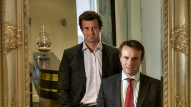 Flexible approach: Andrew Mellett (left) and Andrew Meagher are challenging the traditional legal industry 'duopoly'.