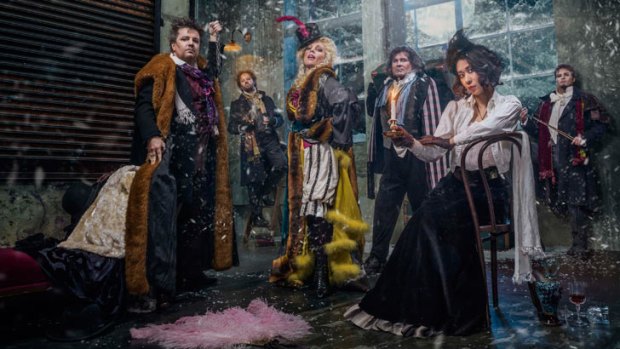 The cast of Opera Queensland's epic 2014 production of <i>La Boheme</i>, which will tour the state from July to September.