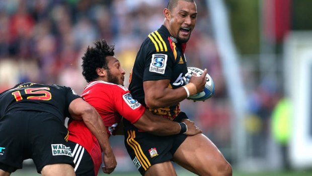 Robbie Fruean returned to his former hunting ground and picked up the first try of the game.
