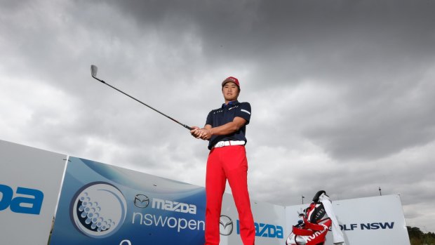 Aiming high: Gunn Yang will tee up in the NSW Open, starting on Thursday.
