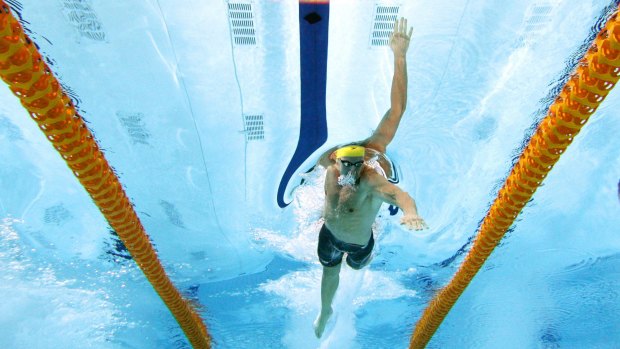 New strategy: James Magnussen cruised to victory in the 100m freestyle semi-final.