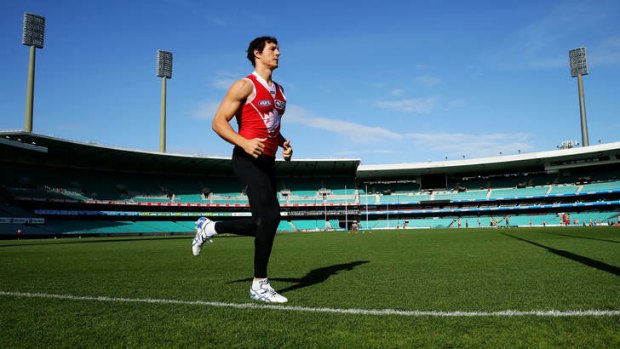 ''Massive unit'': Kurt Tippett, who makes his debut on Saturday, is Sydney's most exciting signing since Barry Hall.