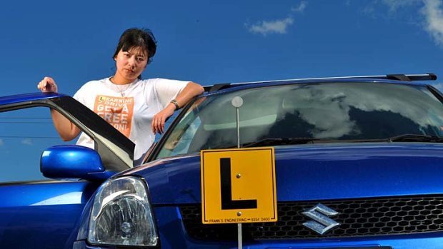 Driving instructor Ivy Le says her students have to put up with road rage.