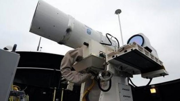An existing US laser weapon.