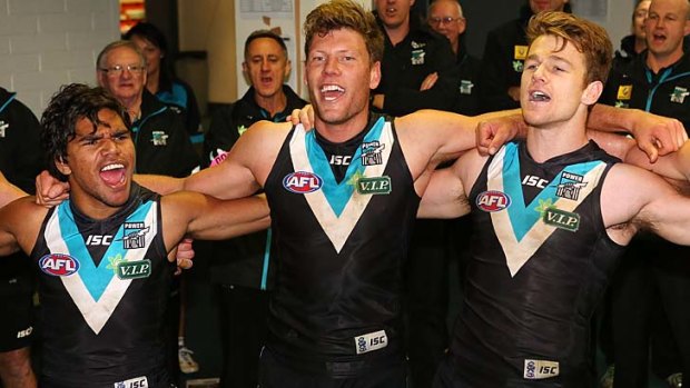 Port Adelaide is heading in the right direction.