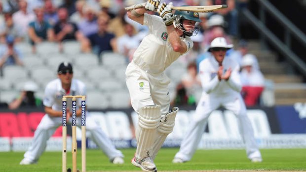 Flying start: Opener Chris Rogers scored quickly from a flurry of drives.