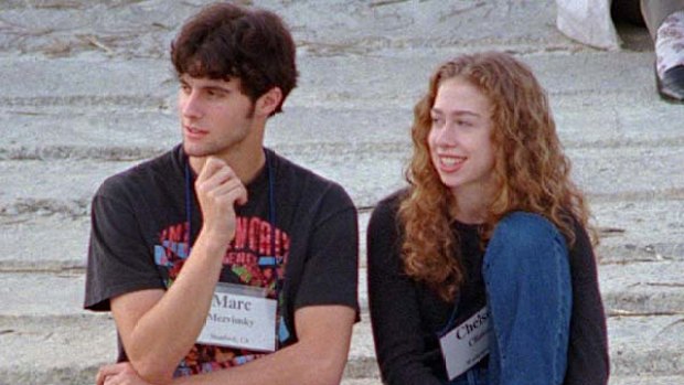 Chelsea Clinton and Marc Mezvinsky in 1996.