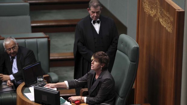 Deputy Speaker Anna Burke should have her hands full in question time this afternoon.
