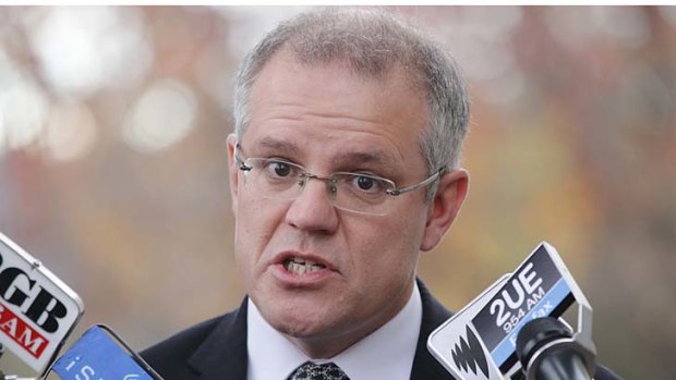 The Coalition's immigration spokesman Scott Morrison said sending special forces troops to board the Tampa "sent a message" to the region.