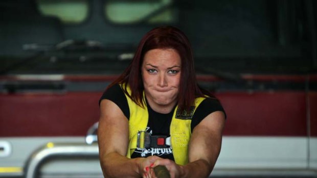 Leigh Holland Keen ... the youngest competitor at this year's World Strongman Fest in Ukraine.