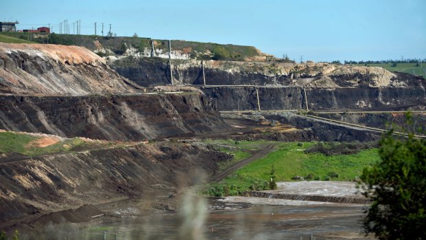 Hazelwood coal mine is a major employer in Morwell, but also a source of pollution. 